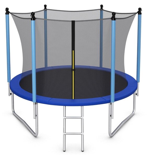 Trampolina ogrodowa 244 cm z siatką wewnętrzną