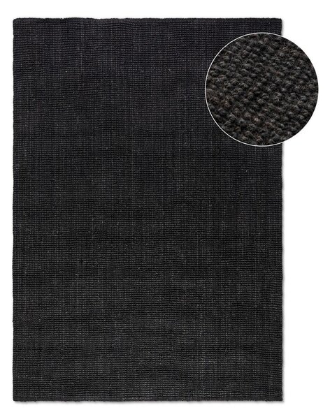 Czarny dywan z juty 120x170 cm Bouclé – Hanse Home