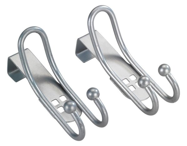 Zestaw 2 haczyków na drzwi w kolorze srebra Wenko Door Hook