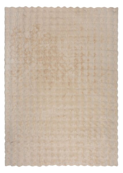 Kremowa syntetyczna skóra 80x150 cm Waffle Faux Fur – Flair Rugs