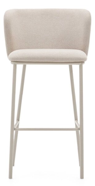 Beżowy hoker (wysokość siedziska 75 cm) Ciselia – Kave Home
