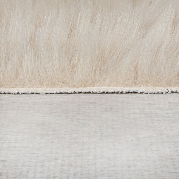 Kremowa syntetyczna skóra 80x150 cm Waffle Faux Fur – Flair Rugs