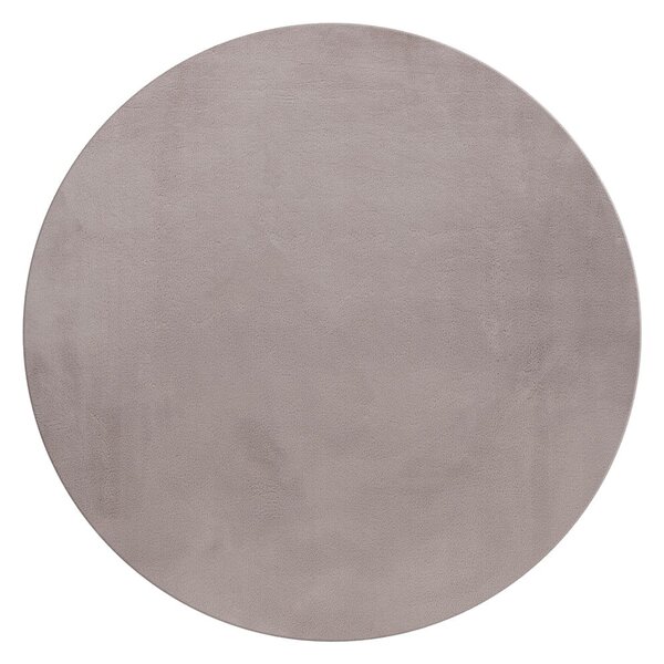 Beżowy okrągły dywan odpowiedni do prania ø 120 cm Pouffy – Ayyildiz Carpets