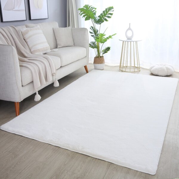 Kremowy dywan odpowiedni do prania 60x110 cm Pouffy – Ayyildiz Carpets