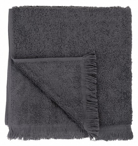 Ciemnoszary bawełniany ręcznik 50x100 cm FRINO – Blomus