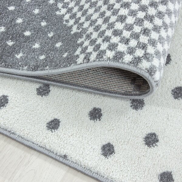 Różowo-szary dywan dziecięcy ø 120 cm Bambi – Ayyildiz Carpets