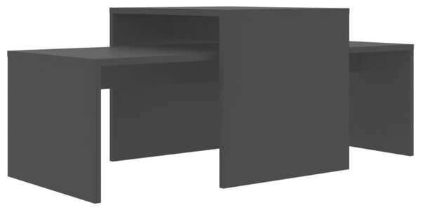 Stoliki kawowe, czarne, 100x48x40 cm