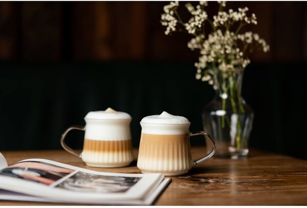 Kubki do cappuccino z podwójną ścianką zestaw 2 szt. 320 ml Mia – Vialli Design