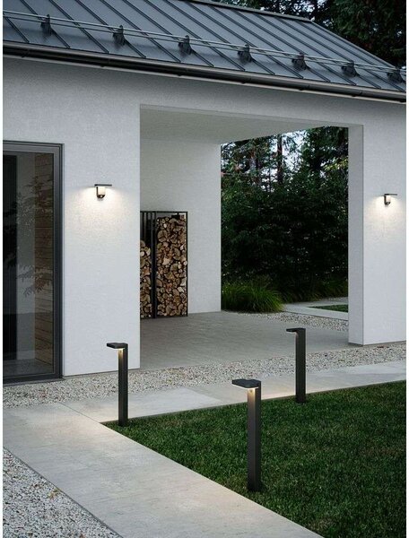 Nordlux - Rica Square LED Solarna Lampa Ogrodowa Black