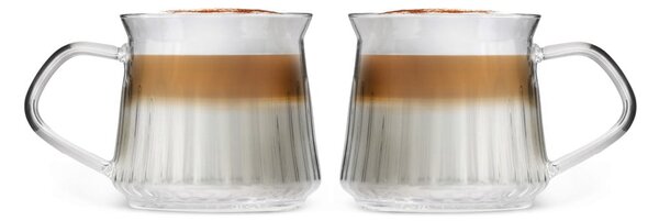Kubki do cappuccino z podwójną ścianką zestaw 2 szt. 320 ml Mia – Vialli Design