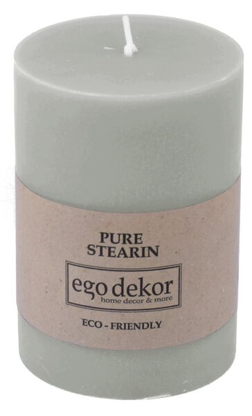 Turkusowoniebieska świeczka Eco candles by Ego dekor Friendly, 37 h