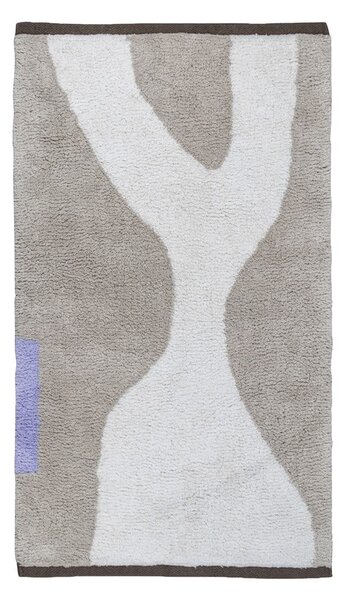 Biało-beżowy bawełniany dywan odpowiedni do prania 50x80 cm Figura – Mette Ditmer Denmark
