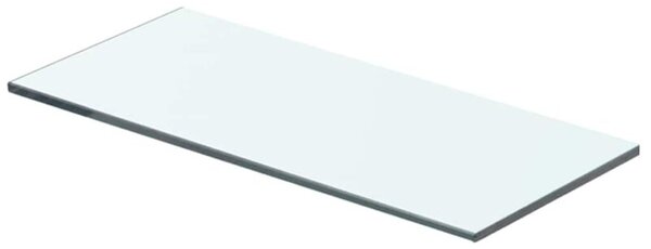 Szklany, bezbarwny panel, 40x12 cm