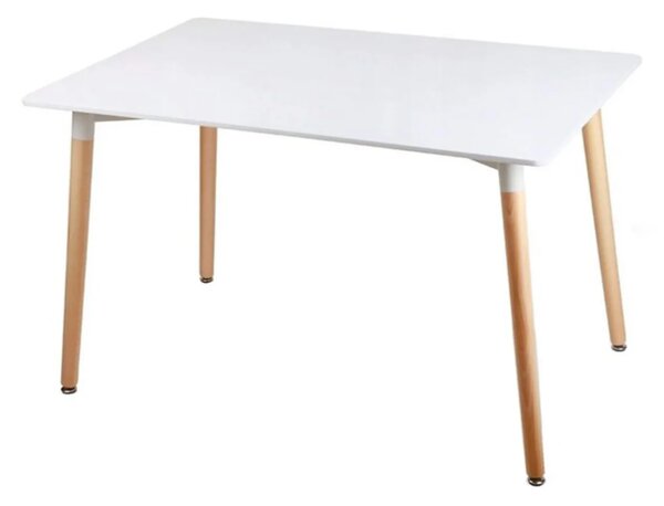 Stół do jadalni BERGEN 100x70 cm biały
