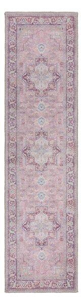 Jasnoczerwony chodnik z mieszanki włókien z recyklingu odpowiedni do prania 60x230 cm Windsor – Flair Rugs