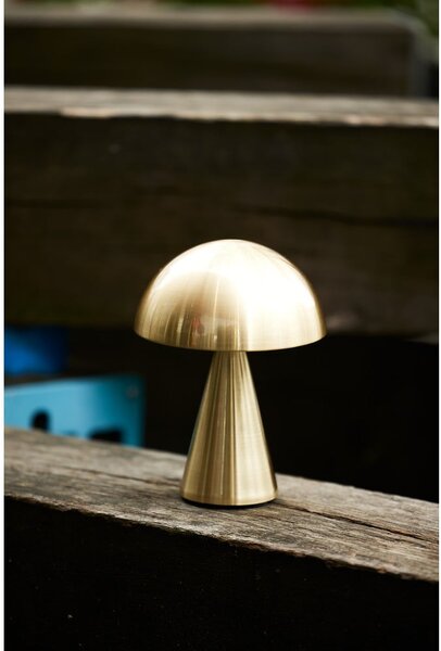 Lampa stołowa LED w kolorze złota ze ściemniaczem (wysokość 20 cm) Mush – Hübsch