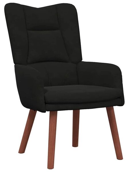 Fotel czarny 63 x 67 x 94 cm aksamit