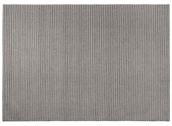 Ręcznie tkany dywan z wełny do salonu niskie włosie ciemnoszary 160 x 230 cm Kilis Beliani