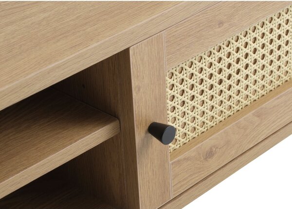Szafka pod TV w dekorze dębu w naturalnym kolorze 120x43 cm Pensacola – Unique Furniture