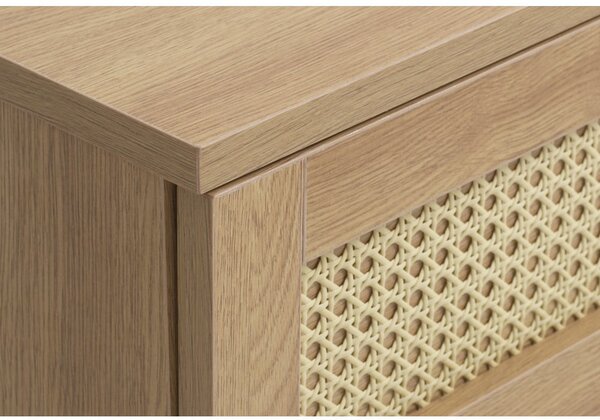 Szafka pod TV w dekorze dębu w naturalnym kolorze 120x43 cm Pensacola – Unique Furniture