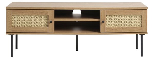 Szafka pod TV w dekorze dębu w naturalnym kolorze 120x43 cm Pensacola – Unique Furniture
