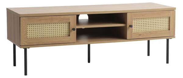 Szafka pod TV w dekorze dębu w naturalnym kolorze 120x43 cm Pensacola – Unique Furniture