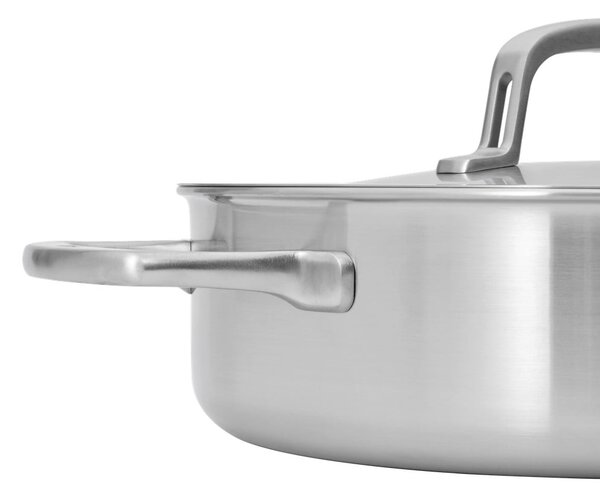 Głęboka patelnia z pokrywką ze stali nierdzewnej ø 28 cm Lucca 3.0 – FABINI