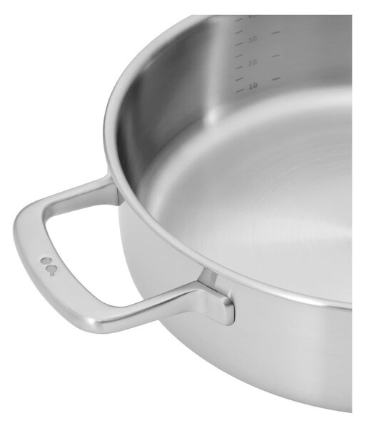 Głęboka patelnia z pokrywką ze stali nierdzewnej ø 28 cm Lucca 3.0 – FABINI