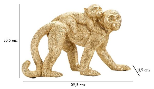 Figurka z żywicy polimerowej (wysokość 18,5 cm) Monkey Mom – Mauro Ferretti