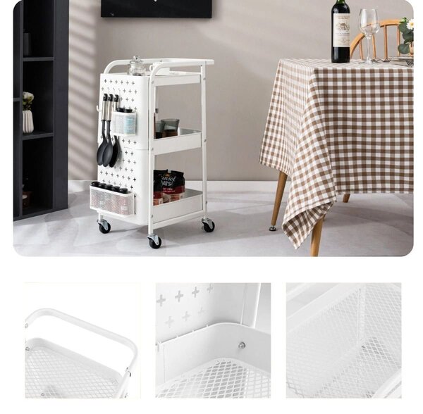 Wielofunkcyjny wózek kuchenny Organizer 52 x 33 x 75 cm