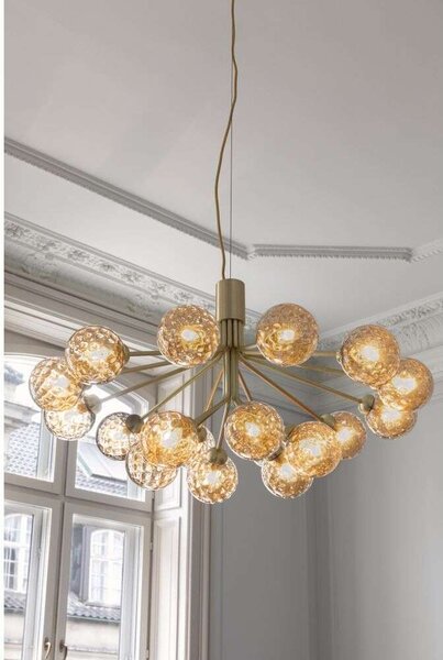 Nuura - Apiales 18 Chandelier Brushed Brass/Optic Gold