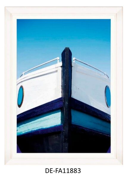| SPRAWDŹ RABAT W KOSZYKU ! Obraz Wooden Boat Bow II 90x120 DE-FA11883 MINDTHEGAP DE-FA11883