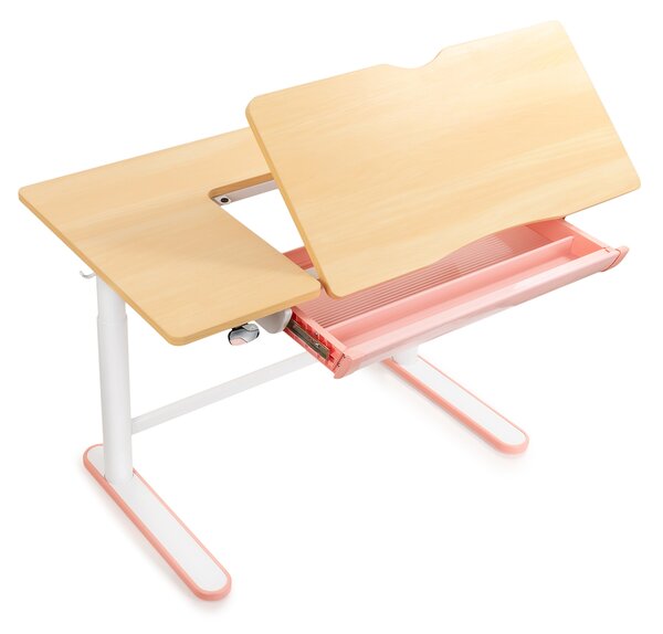 Elektryczne biurko dziecięce Spacetronik XD 112x60 cm (różowe)