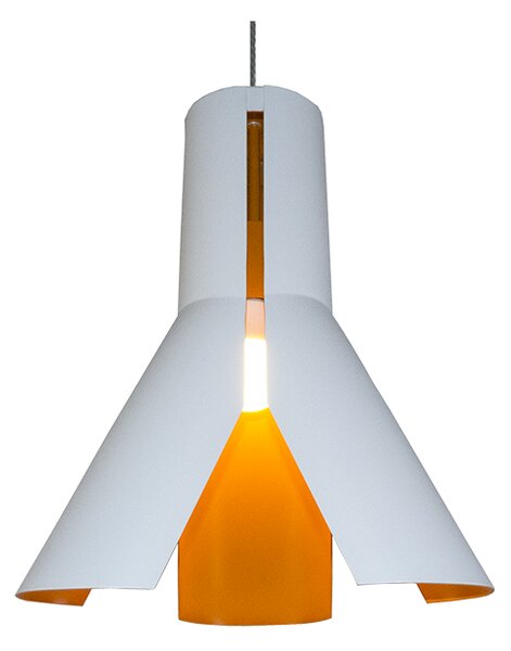 | SPRAWDŹ RABAT W KOSZYKU ! Lampa wisząca Origami Design No.1 LA045/P_white-orange ALTAVOLA DESIGN LA045/P_white-orange