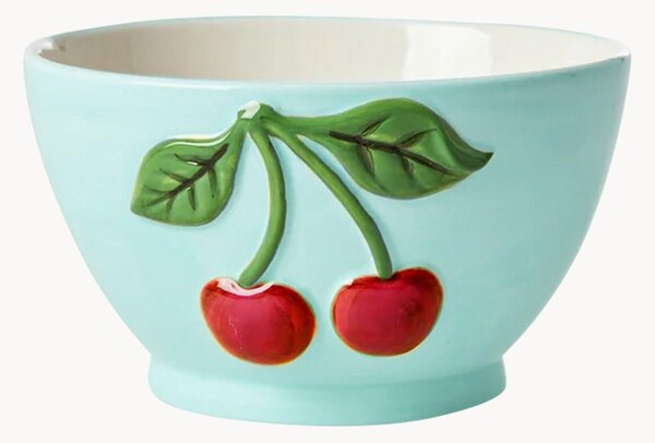 Komplet miseczek z ceramiki Cherries, 2 elem