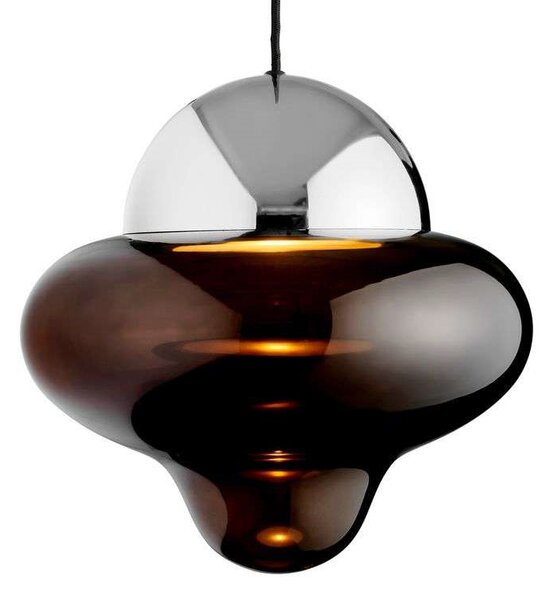 Design By Us - Nutty XL Lampa Wisząca Brown/Chrome