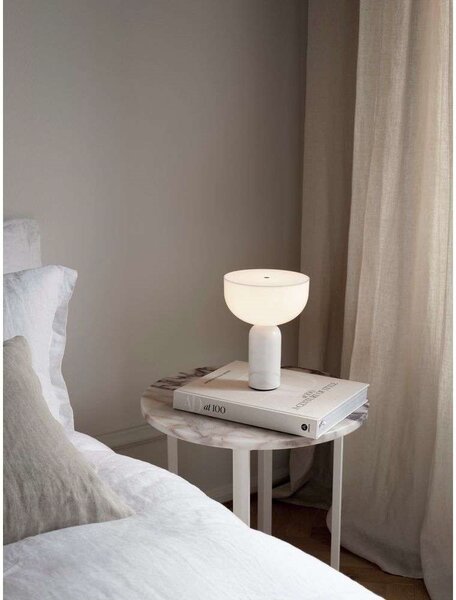 New Works - Kizu Portable Lampa Stołowa White Marble