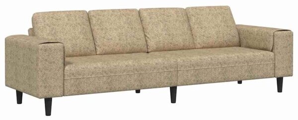 Nowoczesna sofa do salonu w kolorze jasnoszarym - elegancja i komfort dla 4 osÃ³b