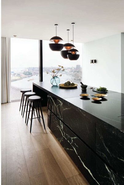 Mater - High Stołek barowy H74 Sirka Grey Stained Beech