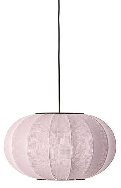 Made By Hand - Knit-Wit 45 Oval Lampa Wisząca Light Pink