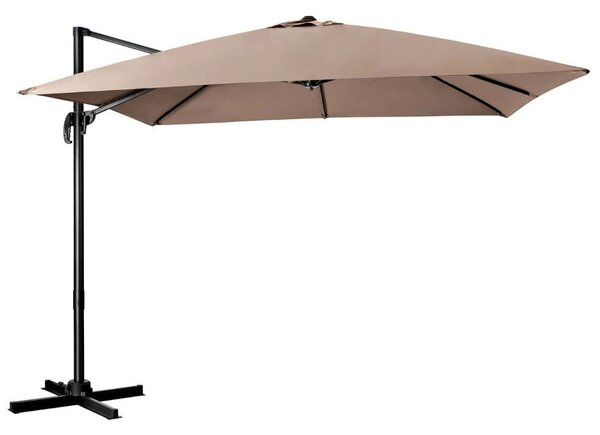 Parasol tarasowy 3m z obrotem 360° brązowy