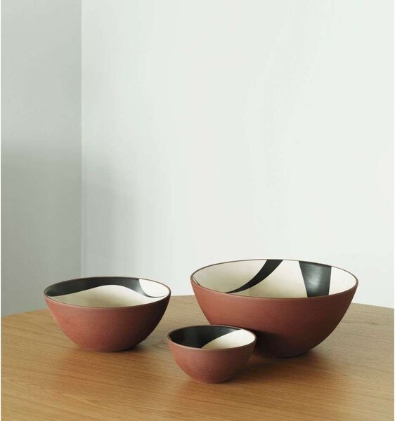 Normann Copenhagen - Line Bowl Ø15 Red Clay