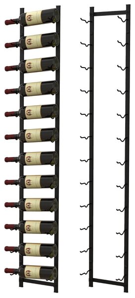 Stojak na wino wiszący pionowy 12 butelek