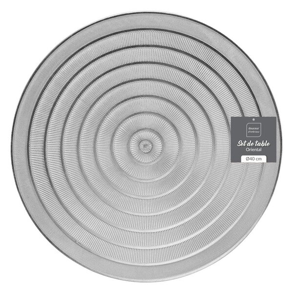 Plastikowa mata stołowa ø 40 cm Oriental – douceur d'intérieur