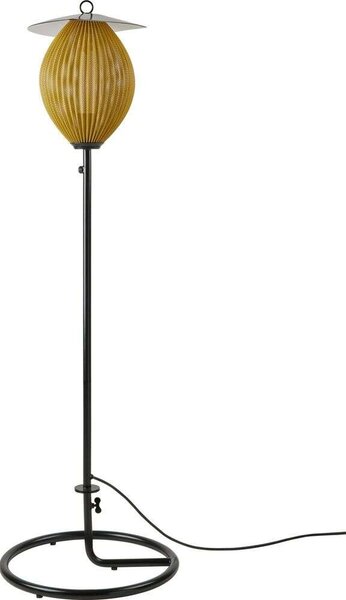 GUBI - Satellite Lampa Ogrodowa Lampa Podłogowa Mustard Gold/Black GUBI
