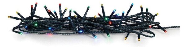 Zielona girlanda świetlna LED Markslöjd Sken Multi, 80 lampek, dł. 13 m