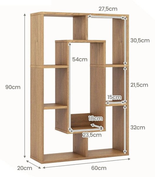Regał 60 x 20 x 90cm