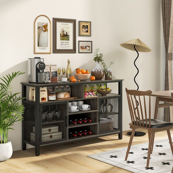 Drewniany kredens w stylu industrialnym 140 x 40 x 82,5 cm