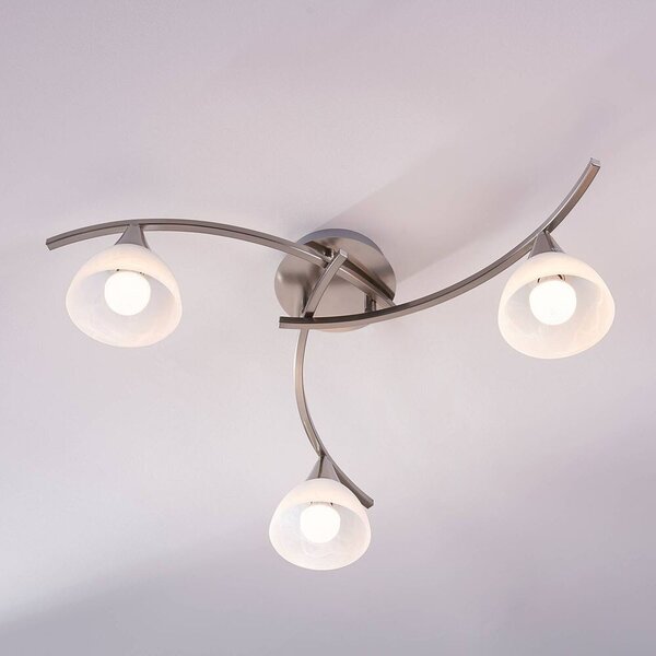 Lindby - Della 3 Lampa Sufitowa Nickel