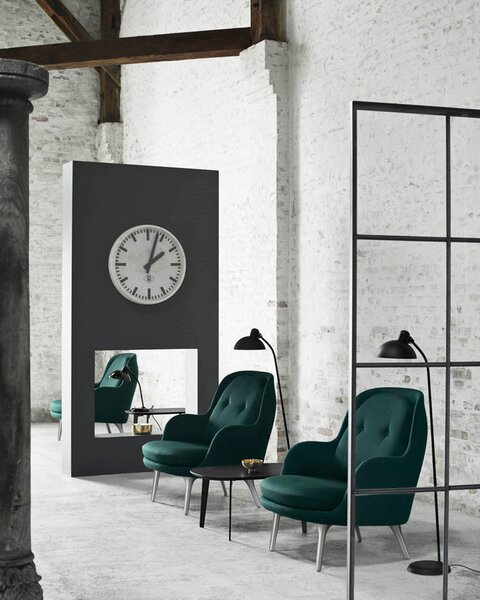 Fritz Hansen - KAISER idell™ 6556-F Lampa Podłogowa Mat Czarna